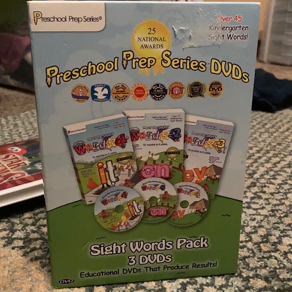 Preschool prep series DVDs